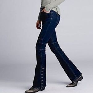 Free People Skyler Seamed Jeans
